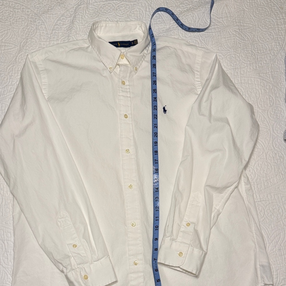 Men's White Polo by Ralph Lauren Shirt